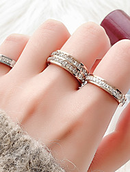 cheap -longrui cross-border new japanese, korean, european and american paired ring full diamond men&#039;s and women&#039;s ring single row diamond double row diamond ring index finger pair ring