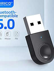 cheap -ORICO 5.0 Bluetooth adapter USB Bluetooth 5.0 Adapter Music Audio Receiver Transmitter Support Windows 7/8/10 for PC Laptop