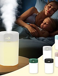 cheap -Portable Air Humidifier 300ML Essential Oil Mini Humidifier Led Ultra-Quiet Night Light Desktop Humidifier for Home Office