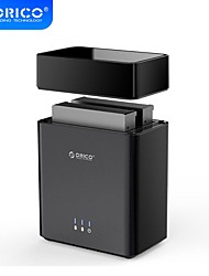 cheap -ORICO 2 Bay 3.5 Inch USB3.0/Type-c Hard Drive Enclosure Magnetic-type USB3.0 to SATA3.0 HDD Case Support UASP 12V4A Power 32TB