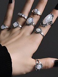 cheap -Women&#039;s Alloy Ring Geometric Circle For Party Dailywear Carnival Holiday Fashion Summer Jewellery