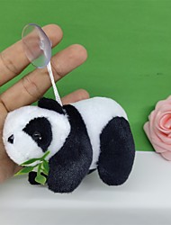 cheap -1PCS Car Pendant Interior Hanging Rearview Mirrors Plush Fuzzy Simulation Lovely Panda Doll 4.3inc Plush Car Decorative Hanging Mirror  Lucky Hanging Accessories