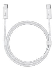 cheap -BASEUS USB C Cable Braided High Speed Quick Charge 6 A 2.0m(6.5Ft) 1.0m(3Ft) Nylon For Xiaomi Huawei OnePlus Phone Accessory