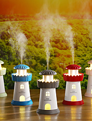 cheap -Lighthouse Humidifier Mini Night Light Mute Desktop Air USB Humidifier Creative Gift