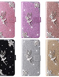 cheap -Phone Case For Apple Back Cover iPhone 13 3D Glitter Sparkle Bling Case for Women Luxury Shiny Crystal Rhinestone Diamond Case for 12 Pro Max 11 SE 2020 X XR XS Max 8 7 Shockproof Dustproof Cartoon Flower Plush