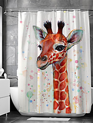 cheap -Waterproof Fabric Shower Curtain Bathroom Decoration and Modern and Animal Series and Landscape 72 Inch