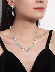 cheap -Women&#039;s necklace Chic &amp; Modern Party Pure Color Jewelry Sets