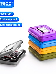 cheap -ORICO 3.5-inch Hard Drive Multi-color Protection Box Built-in anti-vibration Pad Case HDD Protective Moisture-proof Storage Box for HDD
