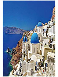 cheap -Jigsaw Puzzles 1000 Pieces for Adults and Teenager - Greece Aegean Sea Puzzles Game