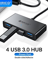 cheap -ORICO 4*USB3.0 HUB With Micro USB Power Port Multiple 4 Port USB 3.0 Splitter High Speed OTG Adapter for Computer Laptop Accessories