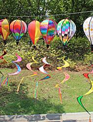 cheap -Hot Air Balloon Wind Spinner Rainbow Hanging Wind Spinner Garden Outdoor Decor Child Gift Festival Celebration Hot Air Balloon