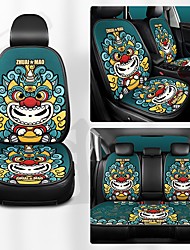 cheap -The Seat Cover for Car  Lazyback*4&amp;Front *2 PCS&amp;Back*1 Car Seat Protector Chinese Style Universal Seat Cushion for Most Cars Vehicles SUVs and More Soft Comfort Car Interior Accessories for Men Women