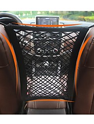 cheap -2-Layer Car Mesh Organizer Seat Back Net Bag Barrier of Backseat Pet  Cargo Tissue Purse Holder Driver Storage Netting Pouch Upgrade Stretch Length Four Sides Have Spring Car Interior Accessories 1PCS