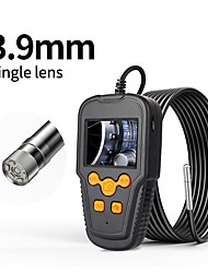 cheap -3.9Mm Digitale Inspectie Camera Unieke 2.4 Inch Hd Ips Scherm 6 Leds Lcd Borescope IP67 Waterdichte Snake Tube Camera
