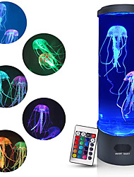 cheap -Jellyfish Lava Lamp Jellyfish Lamp with 16 Color Changing Lights Jellyfish Tank Table Lamp Jellyfish Aquarium Night Light Home Office Room Desk Decor Lamp Mood Light for Relax