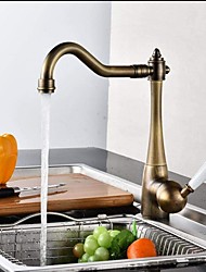 cheap -Kitchen faucet Bronze Standard Spout Centerset Modern Style Kitchen Taps