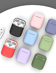 cheap -Airpods Case, Protective Airpod Case Cover Compatible with AirPods 1&amp;2, Silicone Airpods Case for Women Men Girls Boys, Anti-Dust Strap Front LED Visible (Light Pink)