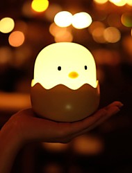 cheap -Led Children Night Light For Kids Soft Silicone USB Rechargeable Bedroom Decor Gift Animal Chick Touch Night Lamp MOONSHADOW