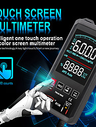 cheap -WinAPEX Digital Multimeter Smart Touch Screen DC Analog Bar True RMS Tester 6000 Counts Multimetro Transistor Capacitor NCV