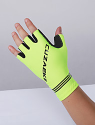 cheap -Bike Gloves / Cycling Gloves Breathable Fingerless Gloves Sports Gloves Green Black Blue for Adults&#039; Cycling / Bike