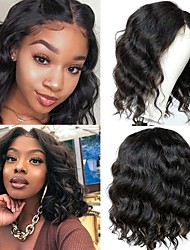 cheap -Human Hair 13x4 Lace Front Wig Free Part Brazilian Hair Body Wave Natural Wig 150% Density Cosplay Party Women Best Quality Comfortable For Women&#039;s Human Hair Lace Wig Lightinthebox / Daily Wear