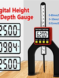 cheap -Digital Depth Gauge LCD Height Gauges Calipers With Magnetic Feet For Router Tables Digital Display Woodworking Measuring Tools
