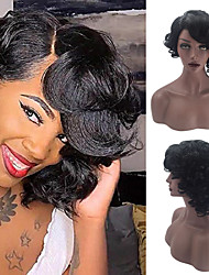 cheap -Black Wigs for Women Synthetic Curly Wigs for Black Women Shoulder Lenght Bob Hairstyles Black Bob Hair Wig Afro Curly Hairstyles