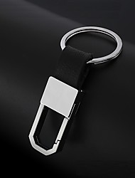 cheap -Carabiner Key Ring Clip Car Keychain Clip Bottle Opener Key Chain Ring Zinc Alloy &amp; Leather for Men and Women 1PCS GX-497