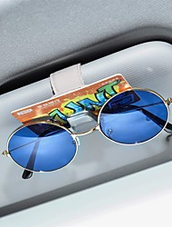 cheap -FineGood Glasses Holders for Car Sun Visor Sunglasses Eyeglasses Mount with Ticket Card Clip 2PCS
