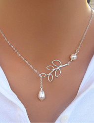 cheap -Women&#039;s necklace Chic &amp; Modern Street Leaf Necklaces