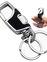 cheap -Key Chain with 2 Extra Key Rings and Gift Box Heavy Duty Car Keychain Zinc Alloy for Men and Women 1PCS