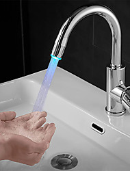 cheap -Sensitive LED Light 7 Color Fixture for Kitchen Bathroom Water Saving Aerator Shower Nozzle