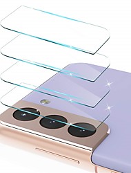 cheap -Phone Screen Protector For Samsung S21 Plus S21 Ultra S21 Tempered Glass 4 pcs High Definition (HD) Ultra Thin Scratch Proof Camera Lens Protector Phone Accessory