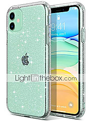 cheap -Phone Case For Apple iPhone 13 iPhone 12 Pro Max 11 SE 2020 X XR XS Max 8 7 iPhone 13 Pro Max iPhone 13 Mini iPhone 13 Pro Transparent Glitter Shine