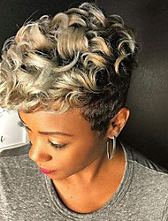 cheap -Blonde Wigs for Women Short Curly Heat Resistant Synthetic  Wigs for Black Women Colored Curly Hair Wigs for African American Women