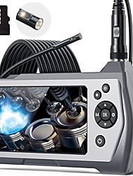 cheap -Dual Lens Inspection Camera TomoGard Professional Endoscope Camera with HD 4.5 Screen and Light IP67 Waterproof Industrial Borescope Camera for Sewer Plumbing Inspection&amp;Automotive Engine (16.5FT)
