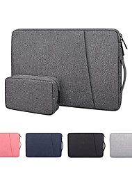 cheap -Laptop Sleeves ND01D 13.3&quot; 15.6&quot; 15 Inch inch Compatible with Macbook Air Pro, HP, Dell, Lenovo, Asus, Acer, Chromebook Notebook Carrying Case Cover Waterpoof Shock Proof Polyester Solid Color for