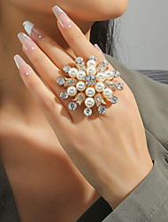 cheap -Ring Wedding Classic Gold Alloy Precious Stylish Luxury Fashion 1pc / Women&#039;s / Open Ring