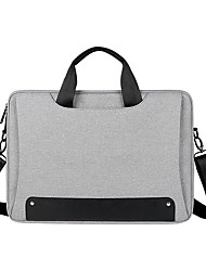 cheap -Laptop Shoulder Bags DJ08 13.3&quot; 15.6&quot; inch Compatible with Macbook Air Pro, HP, Dell, Lenovo, Asus, Acer, Chromebook Notebook Waterpoof Shock Proof Polyester Solid Color for Business Office