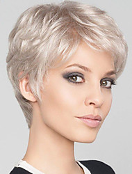 Short hair silver wigs Clearance