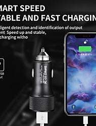 cheap -Factory Outlet 45W Output Power USB Car USB Charger Socket Fast Charge CE Certified For Cellphone Universal D2 1 pc