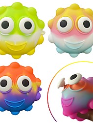 cheap -2 pcs 3D Ball Push Bubble Fidget Toy Finger Press Board  Adult Family Game Interactive Sensory Toy Antistress