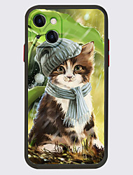 cheap -Cat Phone Case For Apple iPhone 13 12 Pro Max 11 SE 2020 X XR XS Max 8 7 Unique Design Protective Case Shockproof Dustproof Back Cover TPU
