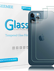 cheap -[2PCS]Back Phone Screen Protector For Apple iPhone iPhone 13 12 Pro Max mini 11 Pro Max XR X XS Max 8 7 Plus Tempered Glass High Definition (HD) Scratch Proof