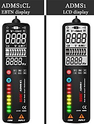 cheap -BSIDE Voltage Tester Color LCD 3-Results Display AC Voltage Detector Non-Contact with Adjustable Sensitivity Integrated Multimeter Dual Range Electric Voltage Sensor Pen with Protect Case