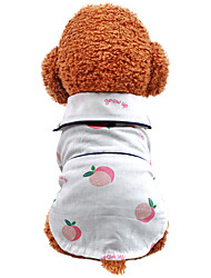 cheap -Pet Dog Pajamas Pet Dog Clothes Wholesale Comfortable Home Leisure Fruit Pajamas For Small And Medium Dog