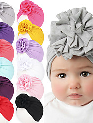 cheap -Kids / Baby Girls&#039; Active / Sweet White / Red Floral / Solid Colored Floral Style Polyester Hair Accessories Blue / White / Black Kid onesize / Headbands