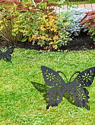 cheap -Butterfly Garden Stacks Yard Art Acrylic Outdoor Lawn Garden Animal Decoration