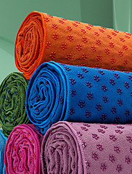 cheap -Yoga Mat Yoga Towel 183*61 cm Non Slip Durable PVC (Polyvinylchlorid) 100% Polyester Superfine fiber for Yoga Green Purple Pink