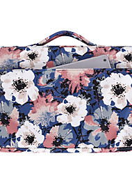 cheap -Laptop Sleeves 13&quot; 15 Inch inch Compatible with Macbook Air Pro, HP, Dell, Lenovo, Asus, Acer, Chromebook Notebook Carrying Case Cover Waterpoof Shock Proof Polyester Flower for Travel Colleages
